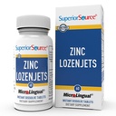 Superior Source Zink Lozenjets - immunsystem support supplement - spor Mineral supplement aids systemer & funktioner - Zink supplement til kvinder & mænd - 60 Instant Opløs tabletter