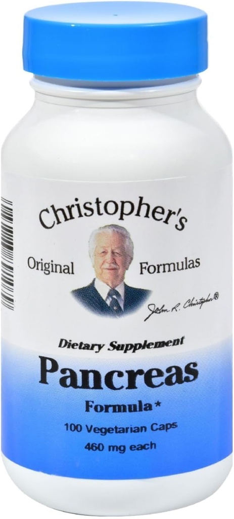 Dr. Christopher 's Formulas Pancreas Formel 100 Vcap8