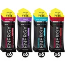 NewTrition ® Extra Strength Energy Shots 1.7 fl oz (Pack of 24, 4 Flavors) - 250 mg koffein med B Vitamin & Aminosyrer, Sugar- Free Zero Calorie Vitamin Energy Drikke til Focus & Endurance (Mixed-1)