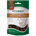 Vet 's Best Brewer' s Gær & hvidløg Chews, Omega 3 for hunde sund hud & Coat Beskyttelse for hunde, hund formuleret med veterinær anbefalet dosering, hvidløg Kosttilskud, 60 ct