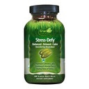 Irwin Naturals Stress- Defy - 84 Liquid Soft- Gels - fremmer Calmness & Afslapning - med Rhodiola & L- Theanine - 84 Serveringer