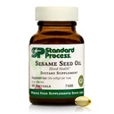 Standard Process Sesame Seed Oil - Hel fødevare antioxidant, sundt blod, immunforsvar supplement, leverstøtte og lever supplement med Sesame Seed Oil - 60 Softgels