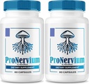 (2 Pack) ProNervium - ProNervium Advanced Nerve Health Supplement, ProNervium Nerve Support Dietary Pills, All- Natural Formel for Dynamic Lifestyle, Pro Nervium Pastillas Anmeldelser (120 kapsler)
