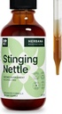 Stinging Nettle Leaf og Root 2 fl oz Liquid Extract - Natural Urinary & Nyre Support for Man and Woman - Organic Urtica Dioica - High Potence Herbal Supplement - 45-Day Supply
