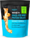 LEGION Whey + Protein Whey Isolate from Grass Fed Cows - Whey Protein Isolate Powder Low Calorie, Non- GMO, Sugar Free, Lactose and Gluten Free, All Natural Protein Powder for Men & Women, 30 Servere