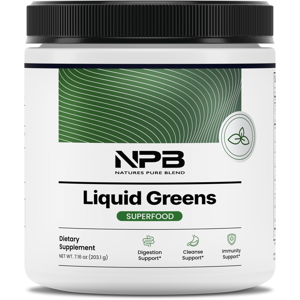 Naturens Pure Blend Super Green Powder - Økologisk Grønne Superfood Powder Kosttilskud til grøn juice & Smoothie - Probiotisk - Drik mix til energi wellness og fordøjelse (Matcha Flavor, 30 Servering)