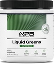 Naturens Pure Blend Super Green Powder - Økologisk Grønne Superfood Powder Kosttilskud til grøn juice & Smoothie - Probiotisk - Drik mix til energi wellness og fordøjelse (Matcha Flavor, 30 Servering)