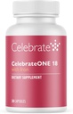 Celebrate Vitamin Celebrateone 18, 18mg Jern - En gang daglig Bariatric Multivitamin, Essential Vitamin & Minerals - Gastric bypass & Sleeve Gastrectomy Supplement (30 kapsler)