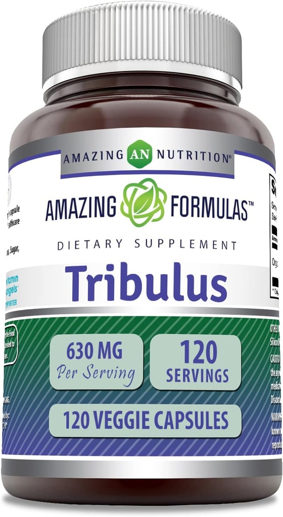 Amazing Formulas Organic Tribulus Terrestris Extract Supplement 124; 630 Mg Per Serving