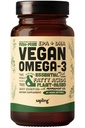 Vegan Omega 3 Supplement - Plant baseret DHA & EPA Fedtsyrer - Carrageenan Gratis, Alternativ til Fish Oil, Understøtter hjerte, hjerne, fælles sundhed - bæredygtigt syret Alger - 60 Softgels