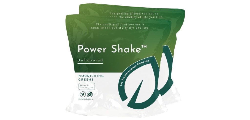 Purium Power Shake - Unflavored - 1065 Bedste - Vegansk Meal Erstatning Powder, Protein, Vitaminer & Minerals - Certificeret USDA Organic, Gluten Free, Kosher - 30 Servere