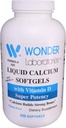 Wonder Laboratories Liquid Calcium Softgels against 124; w / Vitamin D3 Super Potency