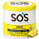 SOS Hydration Electrolyte Powder Drink Mix 124; Bulk 31 Servings • 124; - Lavsukker • 124; 15 kalorie Keto- Friendly & Rapid Rehydration • 124; Lemon Flavor