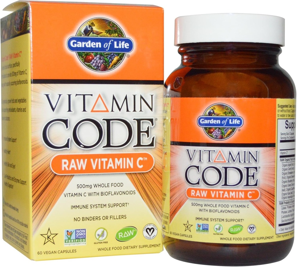Garden Vitamin Code C Raw - 60 kapsler