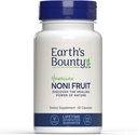 Jordens Bounty Hawaiian Noni Fruit Capsules - 60 Veggie Caps - Sund immunsystem & fælles sundhedsstøtte - 100% Natural & Pure Noni - Vegetarisk
