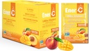 Energi- C Peach Mango Multivitamin Drink Mix Powder Vitamin C 1000mg & Elektrolytes med Real Fruit Juice Natural Energy & Immune Support for Women & Men - Non- GMO Vegan & Gluten Free - 30 Greve