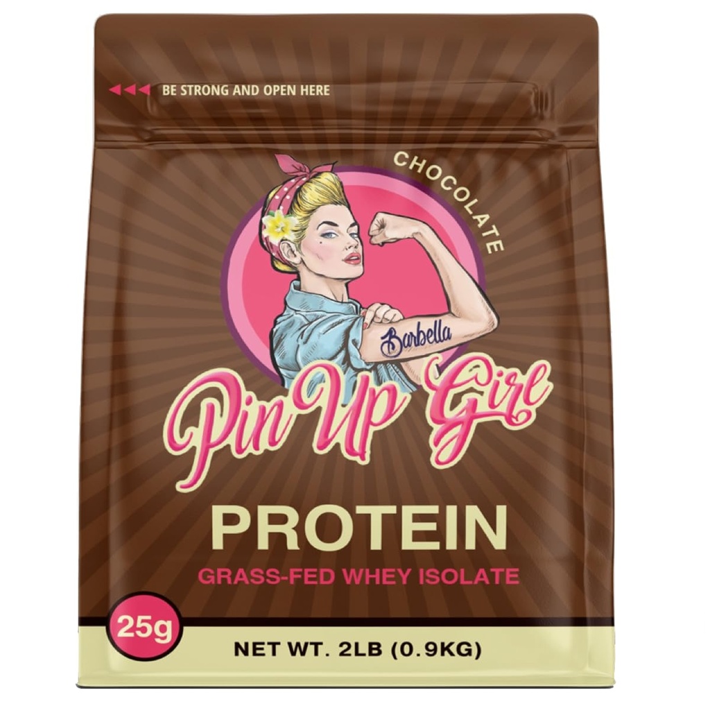 Pin Up Girl Whey Protein Isolate Powder ttesmå 124; hollandsk chokolade