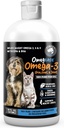 Omegease Fish Oil for Dogs & Cats - Finest for Pets Omega 3 for Cats & Dogs - Supplement for Skin & Coat, Itching, Shedding, Joints & Immune Health - 100% Pure Omega Fish Oil with EPA & DHA (16 oz)