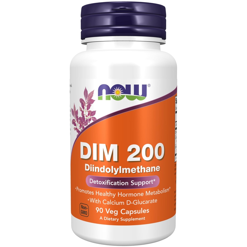 NU Foods Supplements, DIM 200 (Diindolylmethan) med Calcium D- glucarat, 90 Veg Kapsler