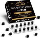 Shilajit Dry Drops, Shilajit Supplement, 36000 Mg Organic Shilajit Maksimal potens, Energy Booster, Gold Grade Nature Shilajit for Energy Support, 1 pakke med 60 tællinger