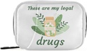 Pill Organizer Phytotherapy Pill Box 7 Day Pill Case Bag Travel Pill Organizer Bag with Zipper Portable Weekly Case Compact Size for Vitamin Supplement Holder