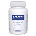 Pure indkapslinger Ginkgo 50 160 mg 1 125; Ginkgo Biloba Supplement til støtte oxygen, blodcirkulation, og Mild Hukommelse problemer forbundet med Aging * 125; 120 Kapsler