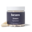 Beam Dream Sleep Capsules, L-Theanine, Apigenin, Reishi and Magnesium, Third Party Tested Natural Sleep Aid & Sleep Supplement for Deep Sleep, Relaxation and Recovery, Sleep Support, 30 Servings