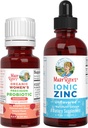 MaryRuth Organics Precision Probiotic for Women (Raspberry) & Zink Drops ttesmå 124; Clean Label Project Verified ® - 124; Vitaminer til Gut Health, immunforsvar, & Samlet wellness; Vegan, Non- GMO, Gluten Free