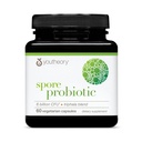 Youtory Spore Probiotic - 6 milliarder CFU - Probiotisk fordøjelsestilskud * - Modstår Mavesyreopdeling * - Dairy, Gluten & Soy Free - 60 vegetariske kapsler