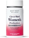 Bedste Nest Wellness Kvinder Probiotika - Gut & Brain Health Support Supplement - Formel med flere Probiotiske Strops - fordøjelsestilskud til kvinder - 30 kapsler