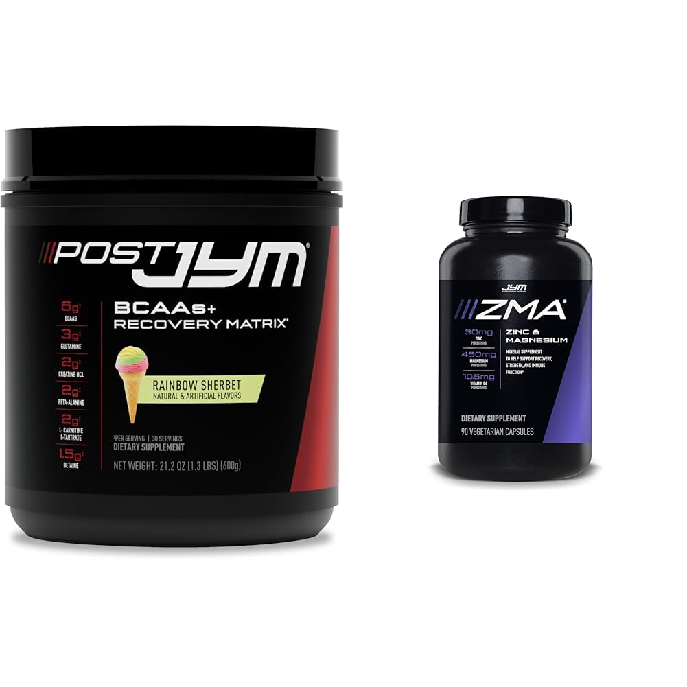 JYM Supplement Science Post- workout Inddrivelse Drik med ZMA kapsler, 30 Servering