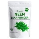 Iyasa Holtics Organic Neem Powder Ayurveda urt og superfood, understøtter blod og lever rensning, fremmer sundt hår og klar hud, resealable pose på 16 oz / 453g