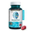 NEURIVA Plus Brain Supplement til hukommelse, fokus og koncentration + kognitiv funktion med vitaminer B6 & B12 og klinisk testet Nootropics Phosphatidylserin og Neurofaktor, 50ct Strawberry Gummies