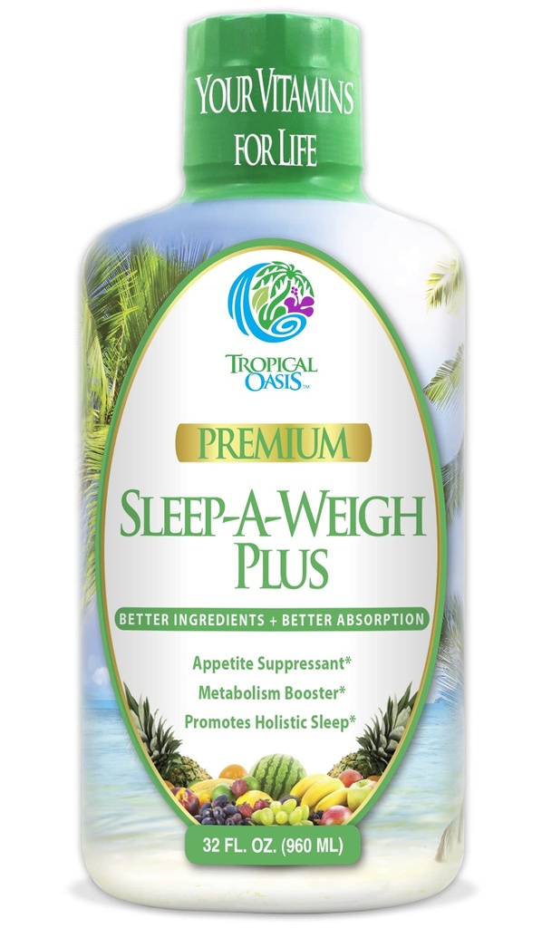Sleep- A- Vægt- Plus 124; Flydende søvn Multimineral Measures 124; Natural Sleep, Stress & Weight Loss Aid