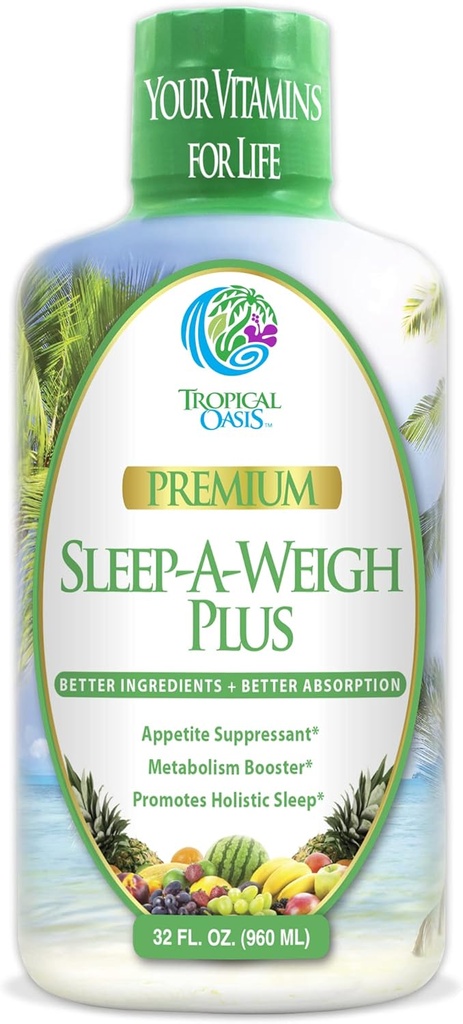 Sleep- A- Vægt- Plus 124; Flydende søvn Multimineral Measures 124; Natural Sleep, Stress & Weight Loss Aid
