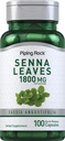Piping Rock Senna Leaves Capsules | 1800mg | 100 Count | Herbal Leaf Extract | Non-GMO and Gluten Free Supplement