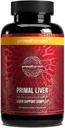Primal Harvest Primal lever lever supplement med, Alpha- Lipoic Acid, L-Cysteine HCL, L-Glutathion, Mælk tidsel, og Spirulina, for mænd og kvinder, 120 Kapsler