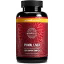 Primal Harvest Primal lever lever supplement med, Alpha- Lipoic Acid, L-Cysteine HCL, L-Glutathion, Mælk tidsel, og Spirulina, for mænd og kvinder, 120 Kapsler