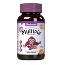Bluebonnet Nutrition Rainforest Animalz Hele fødevarer baseret på flere tyggetabletter, Kids Multivitamin & Mineral, C-vitamin, D3, Jern, Gluten Free, Milk Free, Kosher, 180 tyggetabletter, blandet flavor