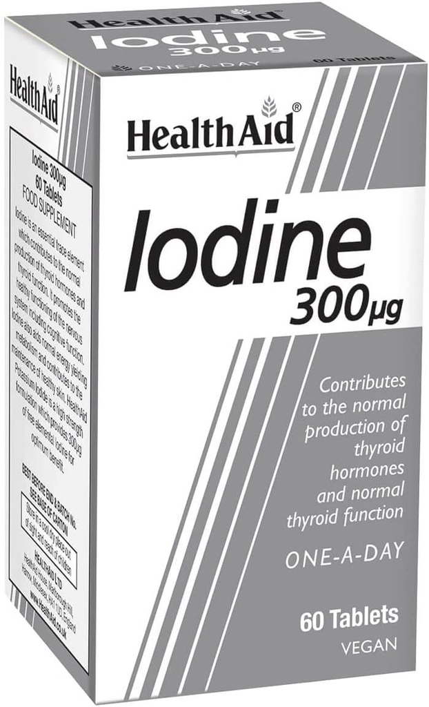 Sundhedsstøtte 300mcg Idjod tabletter - pakke med 60 tabletter