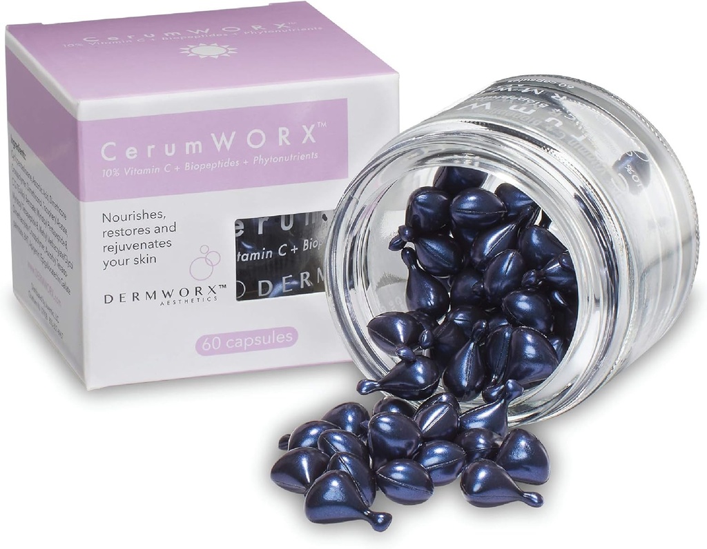 Cerumworx Day Serum: 10% C-vitaminkapsler