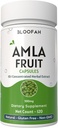 Amla frugt kapsler 500mg • 124; Koncentreret 10: 1 Extract Phyllanthus emblica • 124; Natural Herbal Supplement • 124; Non- GMO - Gluten- Free • 124; Traditional Wellness Formel (120 Greve (pakke med 1))