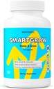 SMARTGROW 5- in-1 Promote Stærk Bones Eye & Health Calcium, D3- vitamin, Aminosyrer - Sovestøtte, immunstøtte, hjerne & øje sundhed - 90 kapsler
