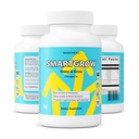 SMARTGROW 5- in-1 Promote Stærk Bones Eye & Health Calcium, D3- vitamin, Aminosyrer - Sovestøtte, immunstøtte, hjerne & øje sundhed - 90 kapsler
