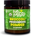 Hele fødevarer Broccoli Microgreen Powder - US Grown, Lille Batch, Nutritional Booster - Nrf Aktivering - 30 Servere / 12g