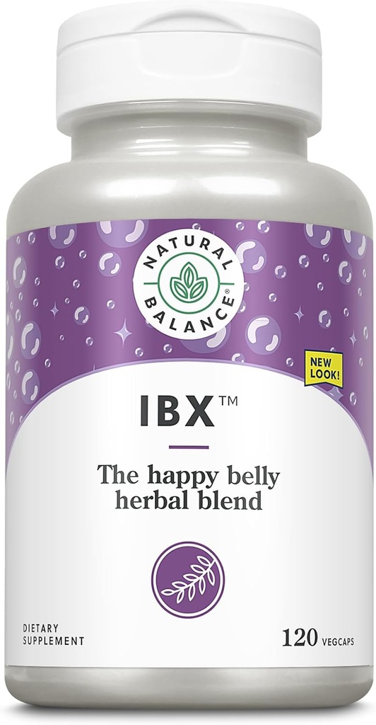 Natural Balance IBX Soothing Bowel Formula | Supports Digestive Health | 120 Veggie Caps