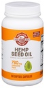 Manitoba Høst Hampp Seed Oil Softels, 2,475mg Plant Based Omegas 3,6 & 9 per portion, herunder GLA, Fish Oil Alternative, 60 Greve (Pack of 1) Packaging May Vary