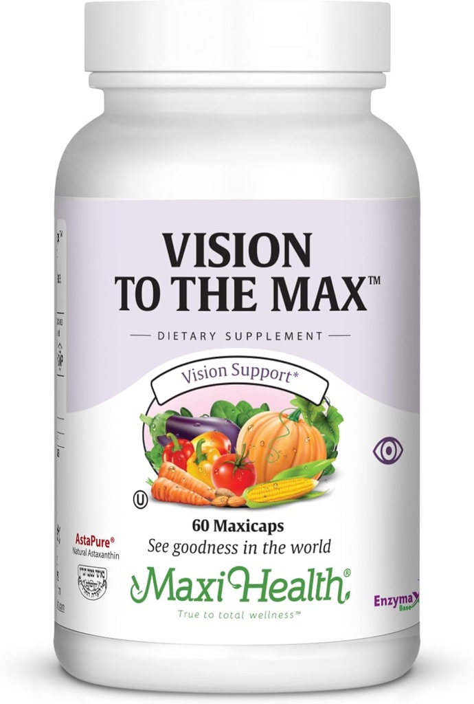 Maxi Vision til Max Complete Vision Support Kapsler, 60 Greve