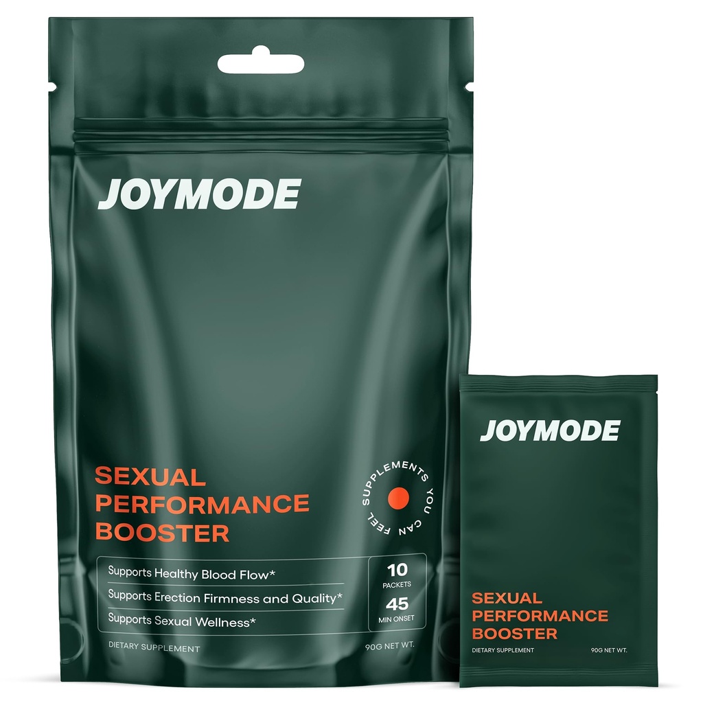 JOYMODE Performance Booster w / Arginin Nitrat, L- Citrullin, C-vitamin, & Ginseng - Understøtter nitrogenoxid blod flow og erection kvalitet