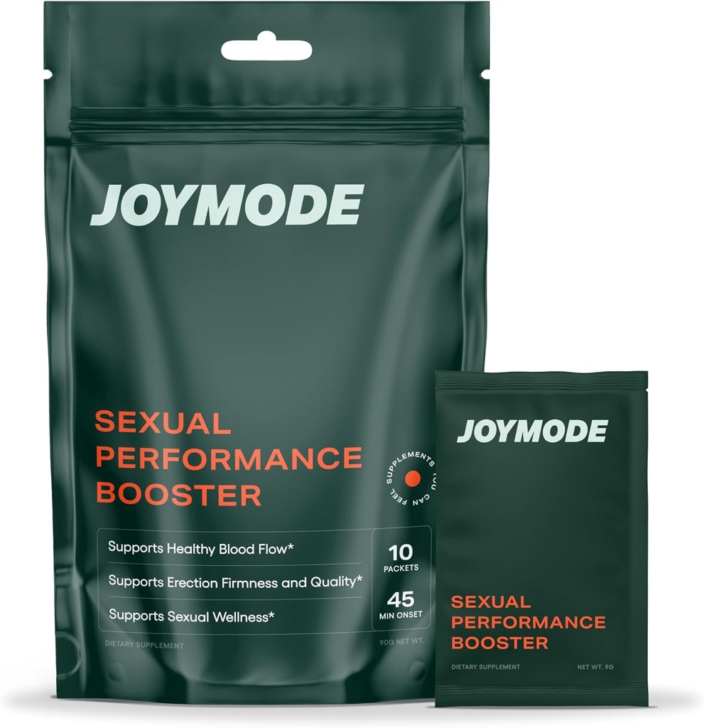 JOYMODE Performance Booster w / Arginin Nitrat, L- Citrullin, C-vitamin, & Ginseng - Understøtter nitrogenoxid blod flow og erection kvalitet